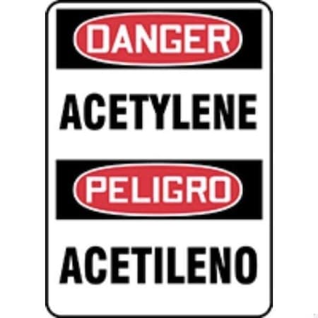 Accuform BILINGUAL OSHA DANGER Safety Sign SBMCHL174XV SBMCHL174XV